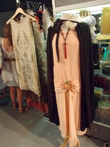 1920s garments on display at Coutura vintage